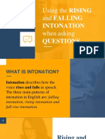 Intonation: Rising and Rising-Falling Intonations