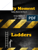 Safety Moment 1 OJT Santos Ladders