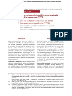 uso de dexmedetomidina en anestesia total intravenosa (TIVA)