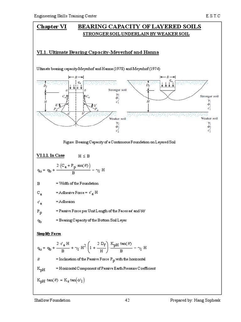 Bearing Capacity of Layered Soils | PDF | Geotechnical Engineering ...