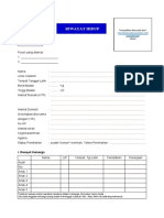 CV Format Paragon X Jobfair ITB