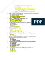 Preguntas Fisiología Del Sistema Respiratorio