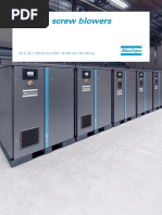 Atlas Copco ZS Blowers PDF | PDF | Efficient Energy Use | Electric Motor
