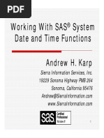 SAS Date and Time Formats Guide | PDF | Sas (Software) | Computer ...
