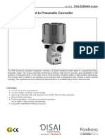 IP26 Series Current To Pneumatic Converter: Product Specifications PSS EVE0403 A - (En)