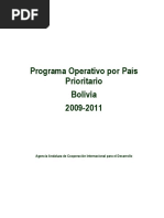 Programa operativo Bolivia