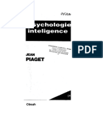 Jean Piaget - Psychologie Inteligence