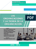 Las Organizaciones y La Teoría de La Organización