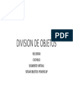 Division de Objetos