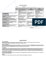 Speakingrubric For The Project PDF