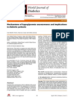 Mechanisms of Hypoglycemia Unawareness and Implications in Diabetic Patients