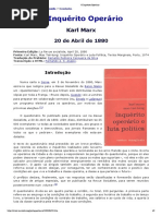 1.O Inquérito Operário