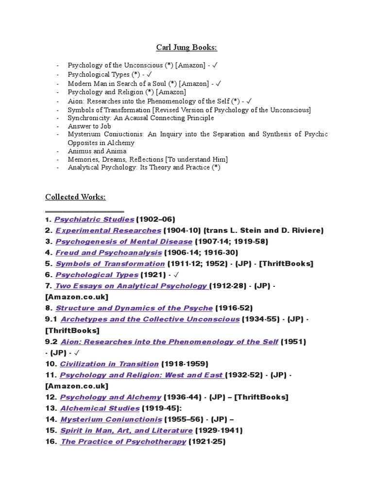 01 Carl Jung Books PDF