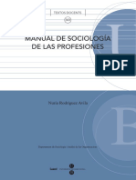 Manual Sociologia de Profesiones