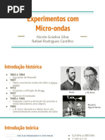Experimentos com microondas