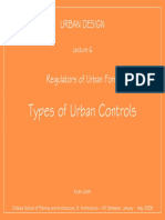 Types of Urban Controls