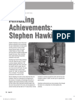 Amazing Achievements: Stephen Hawking: Lesson D