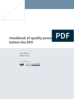 Handbook of Quality Procedures Before EPO en