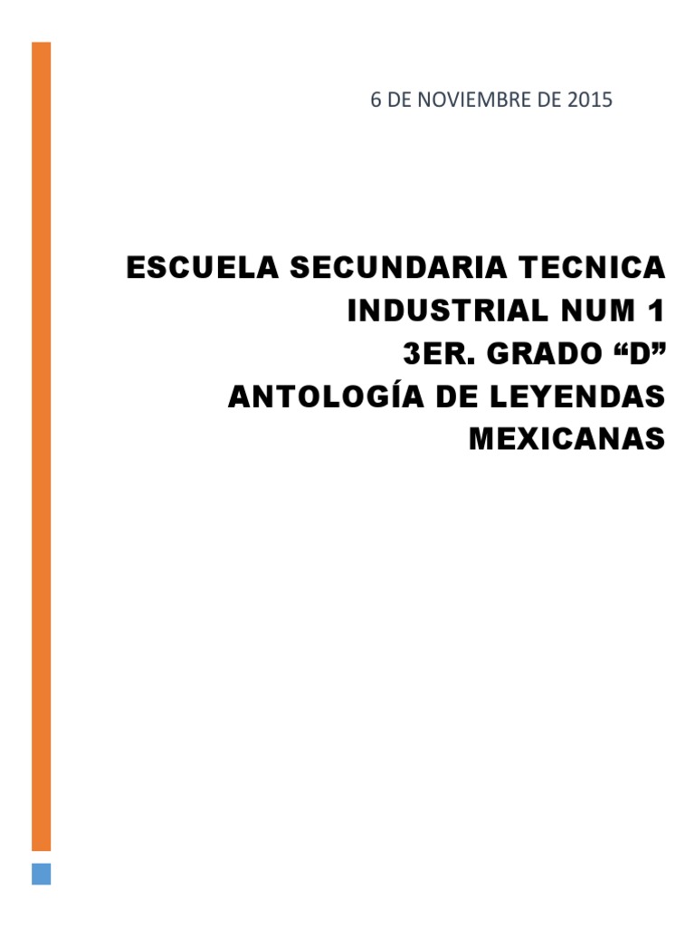 Antología de Leyendas Mexicanas | PDF | México