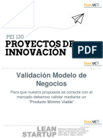 14.1 Validación Modelo de Negocio