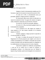 Fallo de Servini de Cubría sobre difusión de resultados provisorios de las PASO