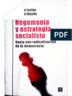 Hegemonía y Estrategia Socialista