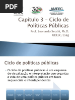 Ciclo de Politicas Publicas - Leonardo Secchi