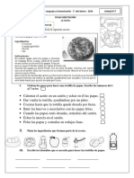 Ficha La Receta