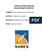 Decisiones Estrategicas para Encontrar Mi Meta