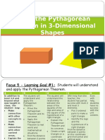 Using The Pythagorean Theorem in 3-Dimensional Shapes