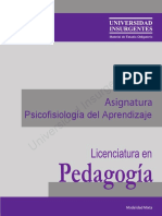 Psicofisiología del aprendizaje: clave, objetivos y contenidos