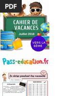 Cahier de Vacances Gratuit À Imprimer - Cm2 Vers La 6ème - Juillet Pages 1 - 50 - Text Version - FlipHTML5