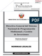 DIRECTIVA GENERAL DEL INVIERTE 2019