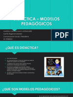 Didáctica - Modelo Pedagogíco