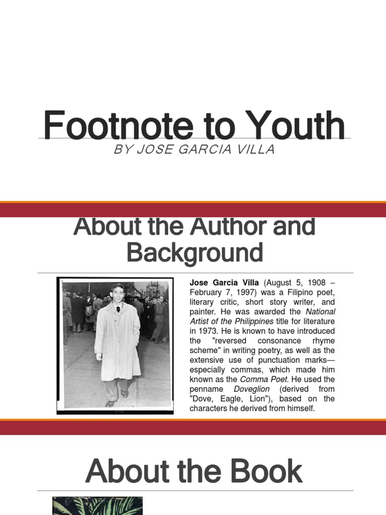 Footnote To Youth PDF