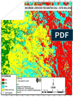 Peta Klasifikasi Metode Maximum Likehood Kecamatan Dau - Kota Malang