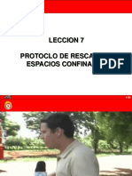 Leccion 07 - Protocolo de Rescate en Espacios Confinados