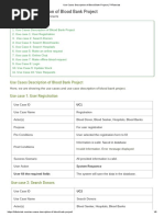 Use Cases Description of Blood Bank Project - T4Tutorials