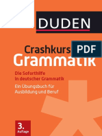 (Duden Redaktion) Duden. Crashkurs Grammatik - Ein