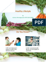 Healthy Lifestyle: by Kristina Weningtyastuti (P07120216009)