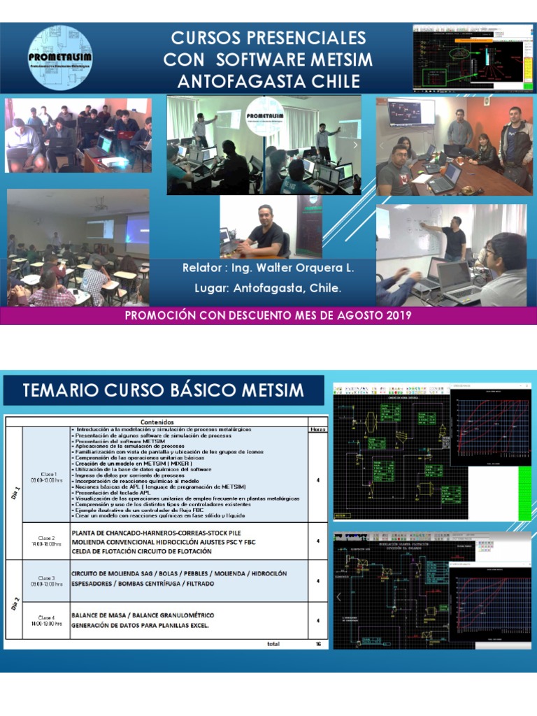 Cursos Presenciales de METSIM en Antofagasta | PDF