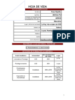 Curriculum Normalizado Lic. Franz Ballivian Pol