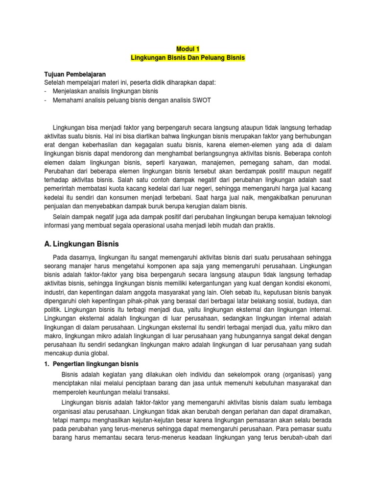 Perencanaan Bisnis Pdf