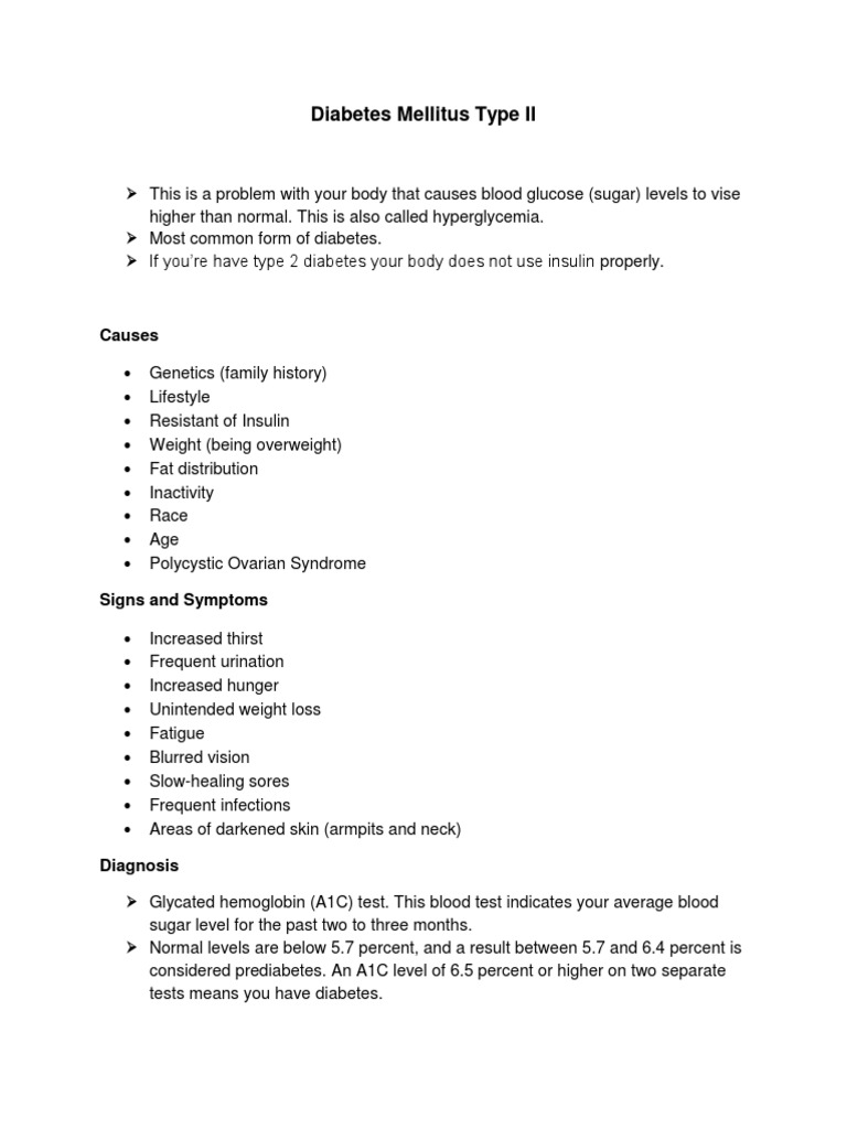 Understanding Type 2 Diabetes Causes | PDF | Diabetes Mellitus Type 2 ...