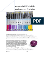 Aplicaciones de La Especrofotometría UV