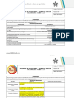 Estructurando el programa PUEAA