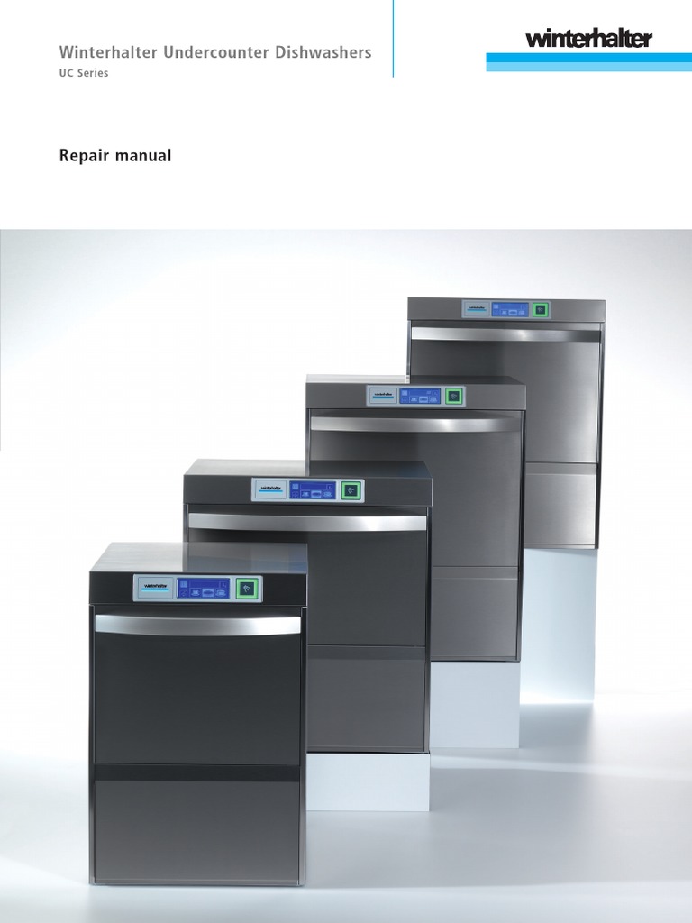 Winterhalter Undercounter Dishwashers Repair Manual PDF Boiler