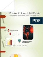 Colorectal Cancer in the World - Incidence, Mortality and Risk Factors