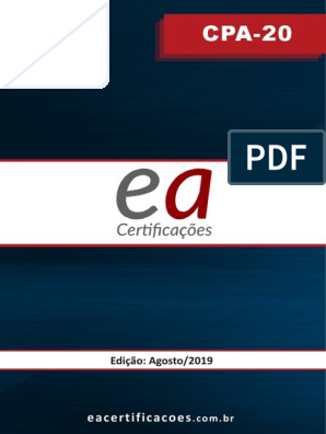 Edgar Abreu - Certificações CPA 20 - Folioscópio Páginas 1-50
