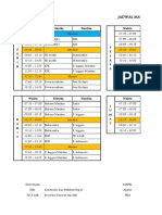 Jadwal Mapel 1718